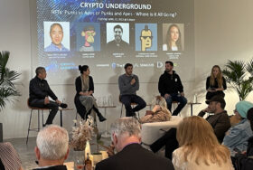 Miko Matsumura and others at Crypto Underground event